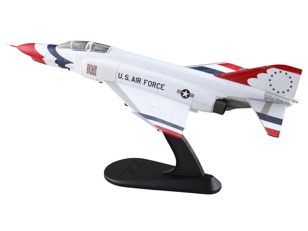 McDonnell Douglas F-4E Phantom II Fighter-Bomber Aircraft "Thunderbirds with Decals for No.1 to 7 planes 1973/74 Season" United States Air Force "Air Power Series" 1/72 Diecast Model by Hobby Master - image 5
