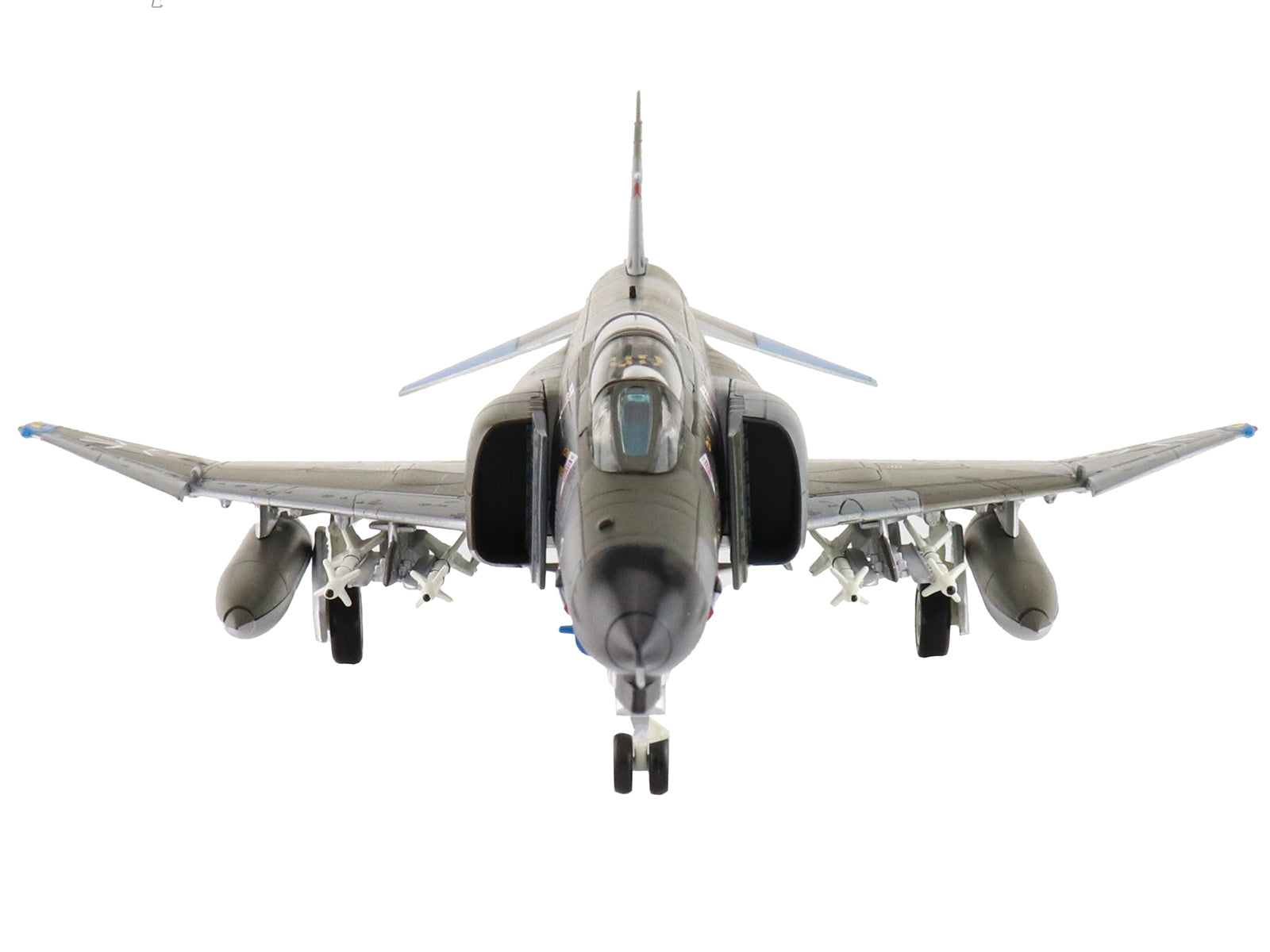 McDonnell Douglas F-4F Phantom II Fighter-Bomber Aircraft "Jagdgeschwader 74 (JG 74) Molders" (1982) German Luftwaffe "Air Power Series" 1/72 Diecast Model by Hobby Master - image 3