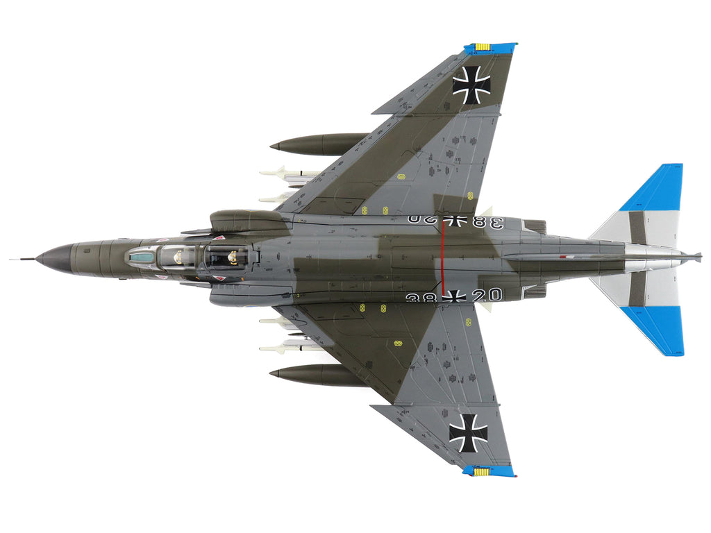 McDonnell Douglas F-4F Phantom II Fighter-Bomber Aircraft "Jagdgeschwader 74 (JG 74) Molders" (1982) German Luftwaffe "Air Power Series" 1/72 Diecast Model by Hobby Master - image 5