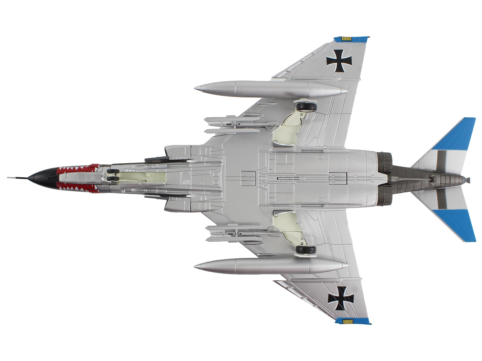 McDonnell Douglas F-4F Phantom II Fighter-Bomber Aircraft "Jagdgeschwader 74 (JG 74) Molders" (1982) German Luftwaffe "Air Power Series" 1/72 Diecast Model by Hobby Master - image 4