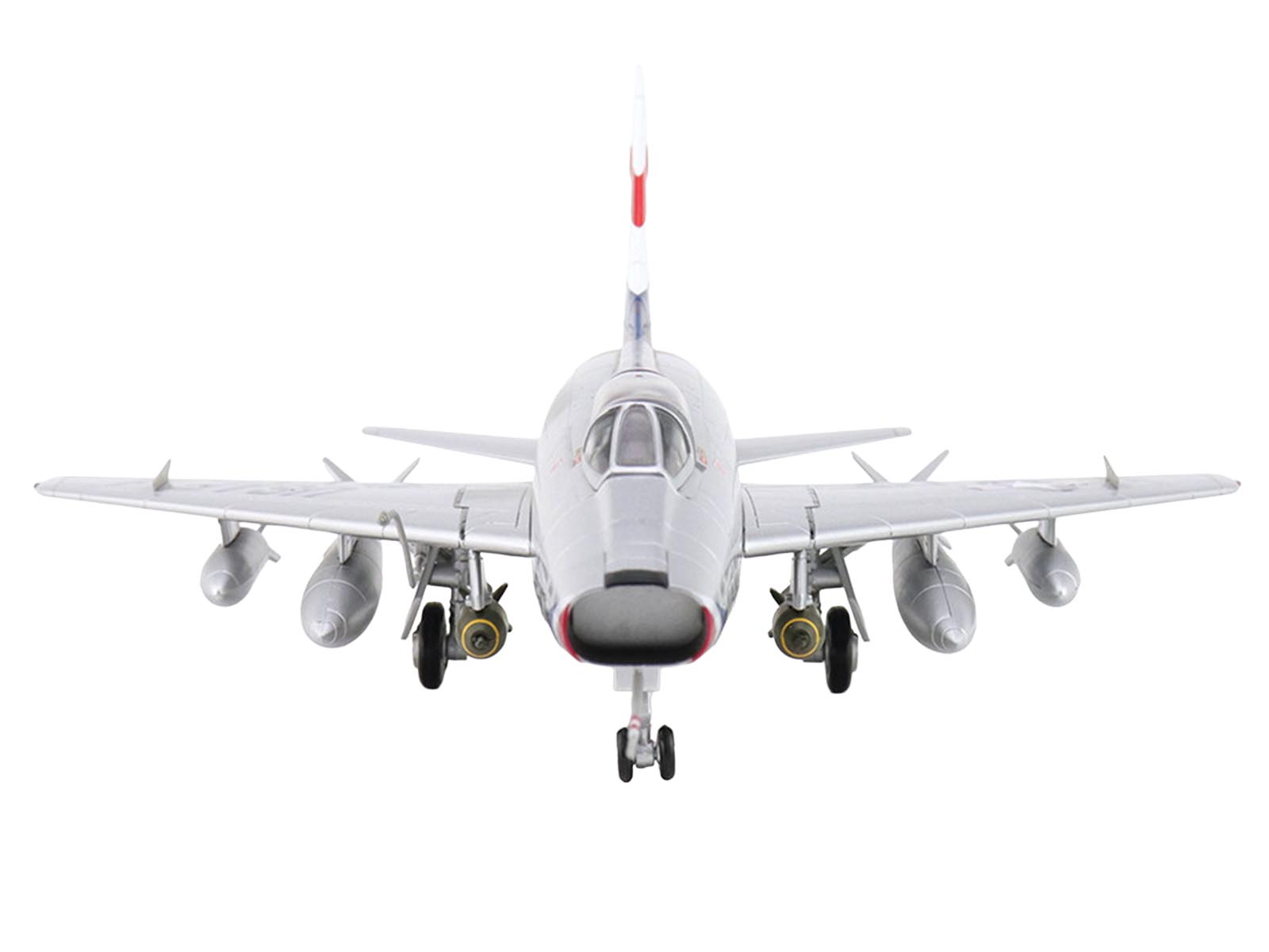 North American F-100 Super Sabre Fighter Aircraft "FW-871 National Military Museum Soesterberg Netherlands" United States Air Force "Air Power Series" 1/72 Diecast Model by Hobby Master