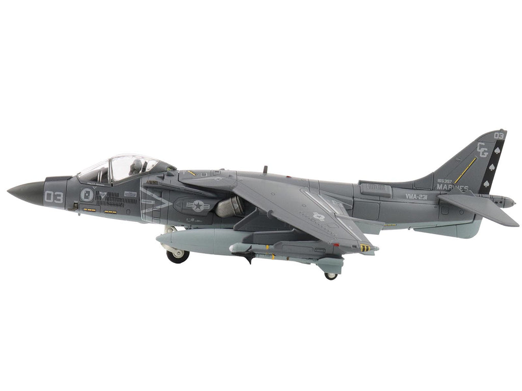 McDonnell Douglas AV-8B Plus Harrier II Aircraft "165357 VMA-231 Ace of Spades Operation Inherent Resolve USCENTCOM" (2017) United States Marine Corps "Air Power Series" 1/72 Diecast Model by Hobby Master - image 2