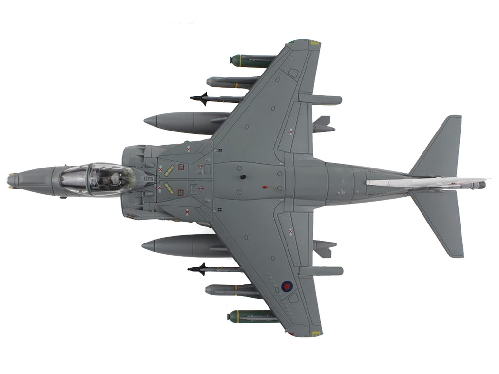 McDonnell Douglas AV-8B/British Harrier II GR.9A Aircraft "41 (R) Squadron RAF Coningsby Air Base" (2006) Royal Air Force "Air Power Series" 1/72 Diecast Model by Hobby Master - image 3