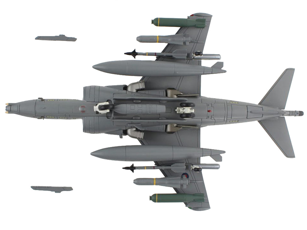McDonnell Douglas AV-8B/British Harrier II GR.9A Aircraft "41 (R) Squadron RAF Coningsby Air Base" (2006) Royal Air Force "Air Power Series" 1/72 Diecast Model by Hobby Master - image 4