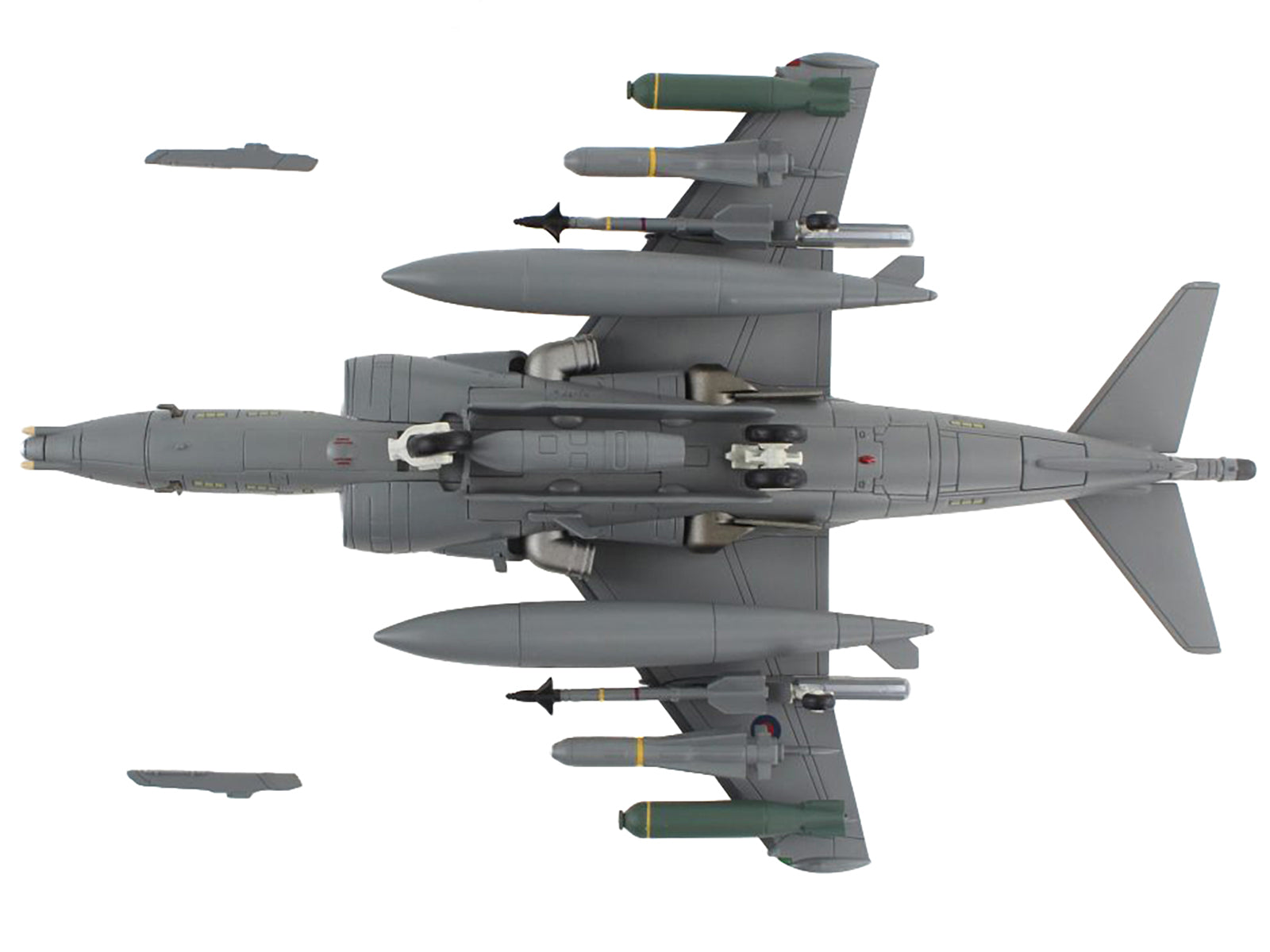 McDonnell Douglas AV-8B/British Harrier II GR.9A Aircraft "41 (R) Squadron RAF Coningsby Air Base" (2006) Royal Air Force "Air Power Series" 1/72 Diecast Model by Hobby Master - image 4