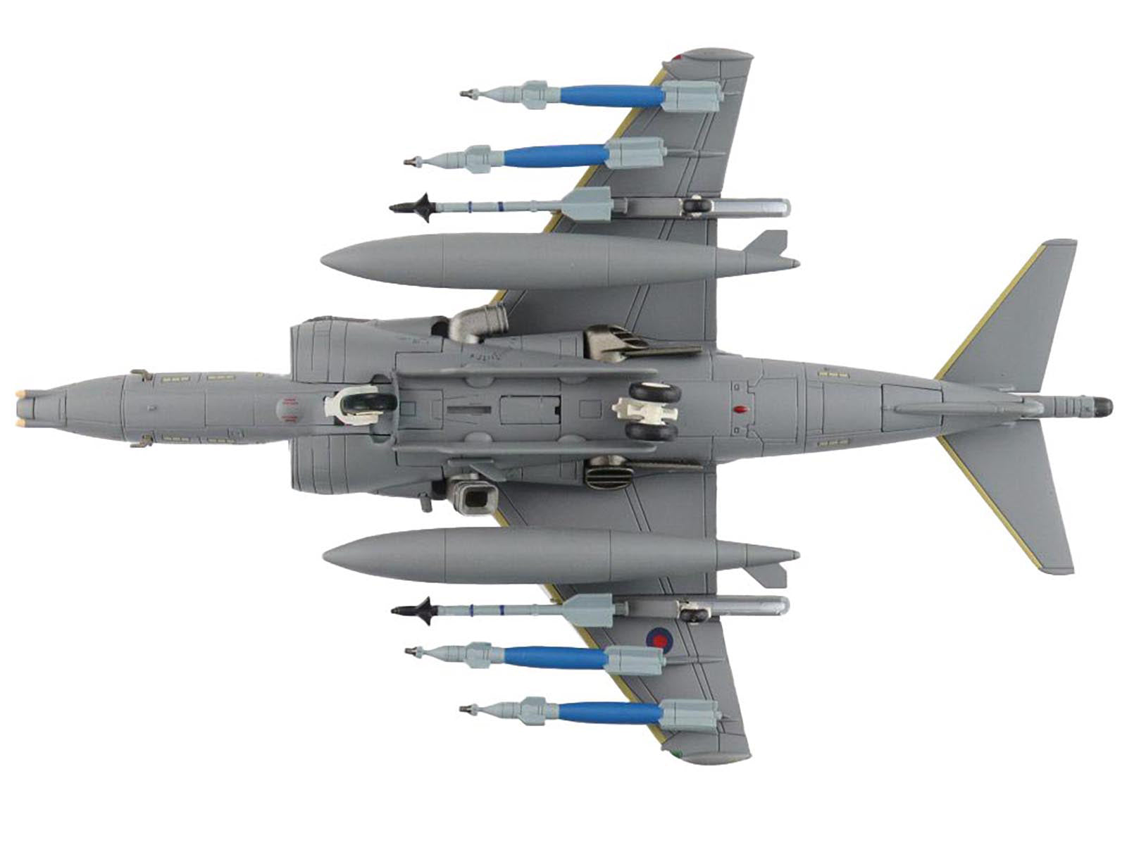 British Aerospace Harrier GR.9 Aircraft "ZD406 Royal Navy Strike Wing RAF Station Cottesmore" (2009) British Royal Air Force/Navy "Air Power Series" 1/72 Diecast Model by Hobby Master - image 4