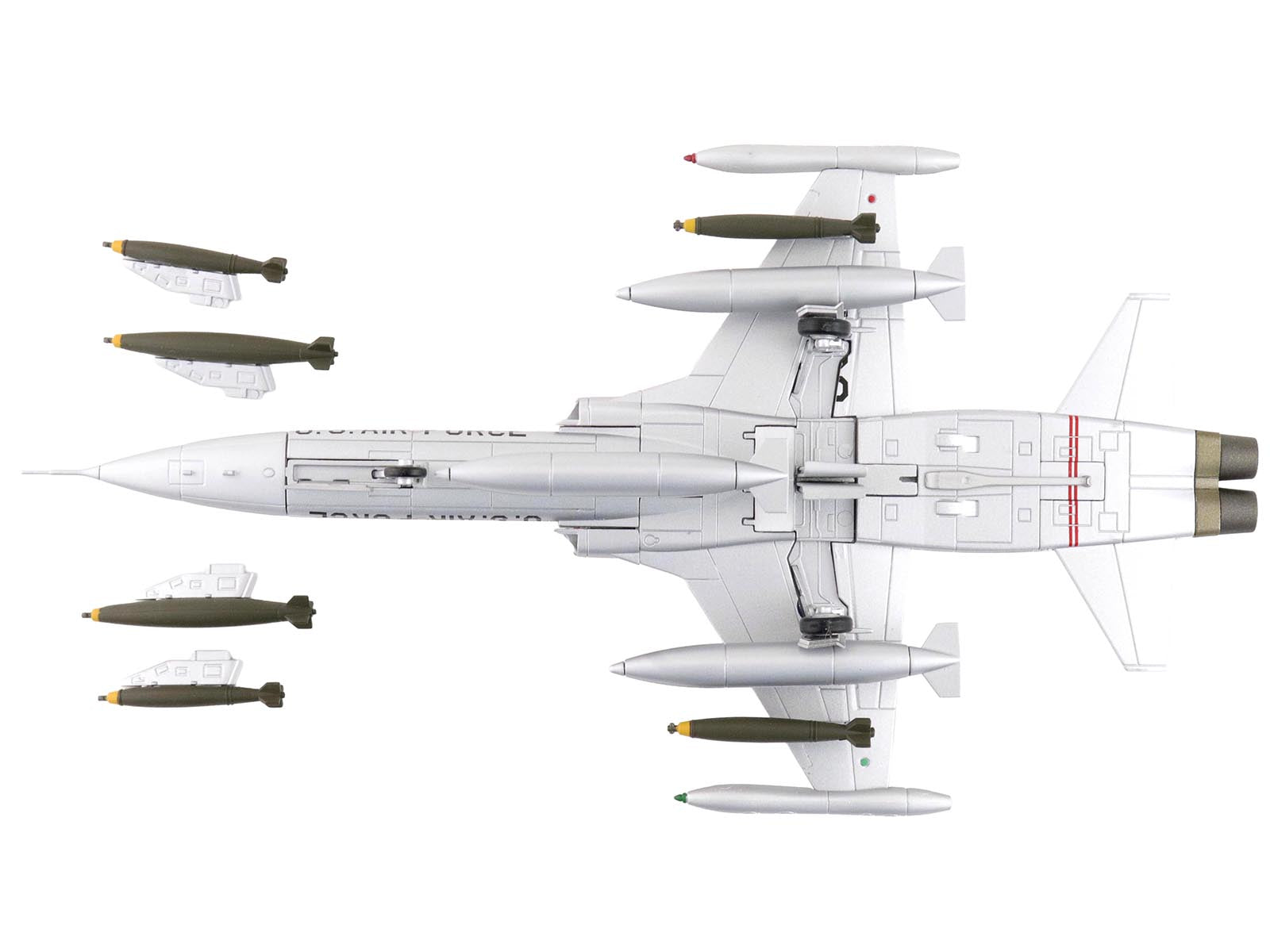 Northrop F-5A Freedom Fighter Aircraft "38381" (1960s) United States Air Force "Air Power Series" 1/72 Diecast Model by Hobby Master - image 4
