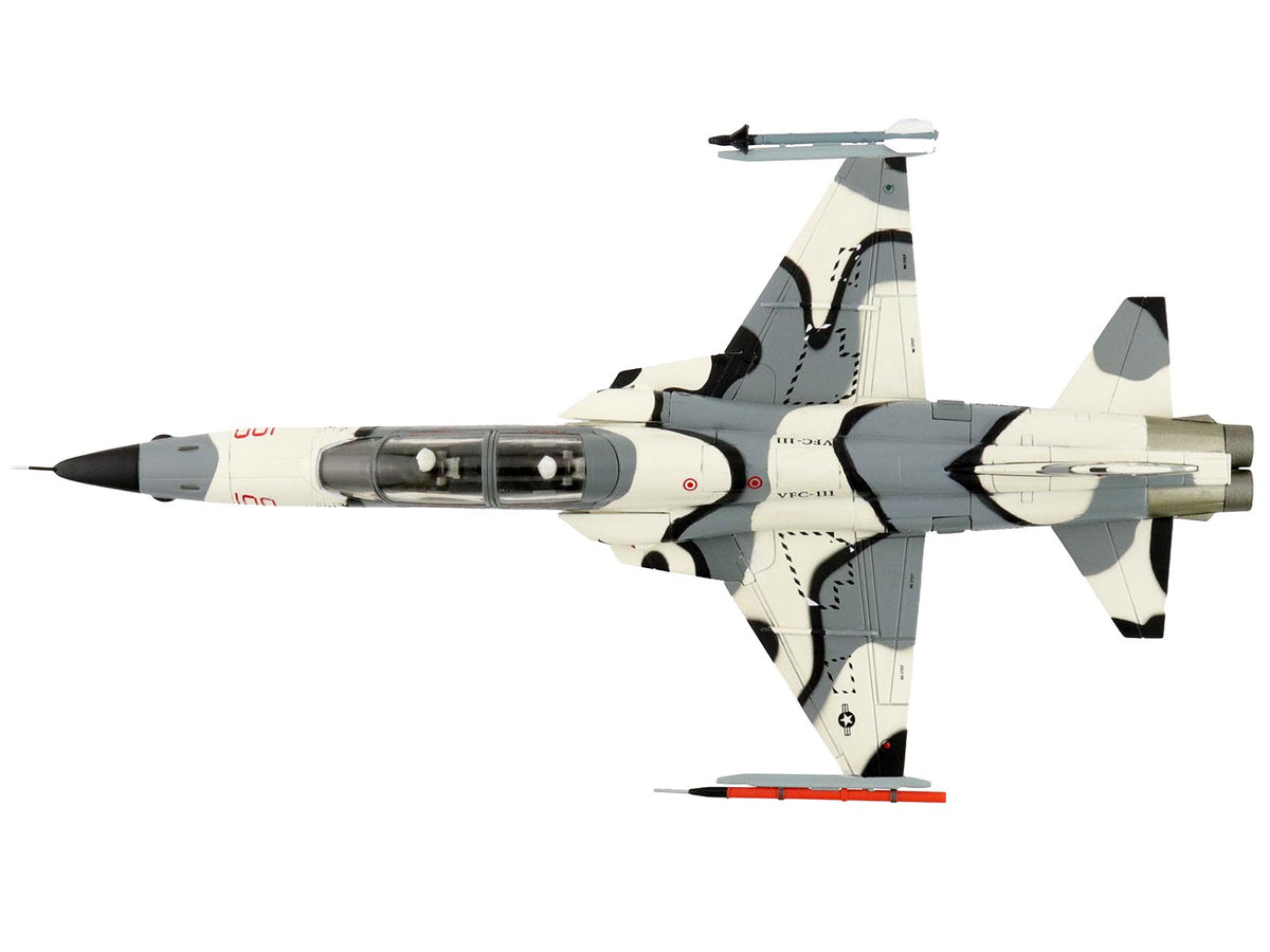 Northrop F-5F Tiger II Aircraft "810834 Franken Tiger VFC-111 Sundowners" (2023) United States Navy "Air Power Series" 1/72 Diecast Model by Hobby Master - image 3