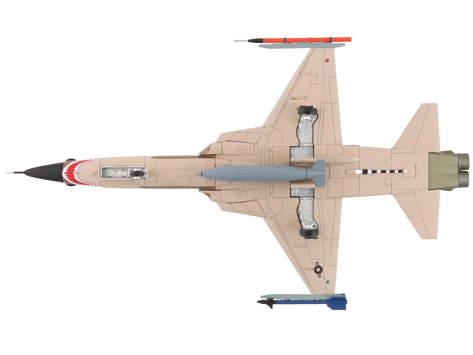 Northrop F-5N Tiger II Aircraft "Red 117 761533 Adversary Fighter VFC-111 Sundowners" United States Navy "Air Power Series" 1/72 Diecast Model by Hobby Master - image 5
