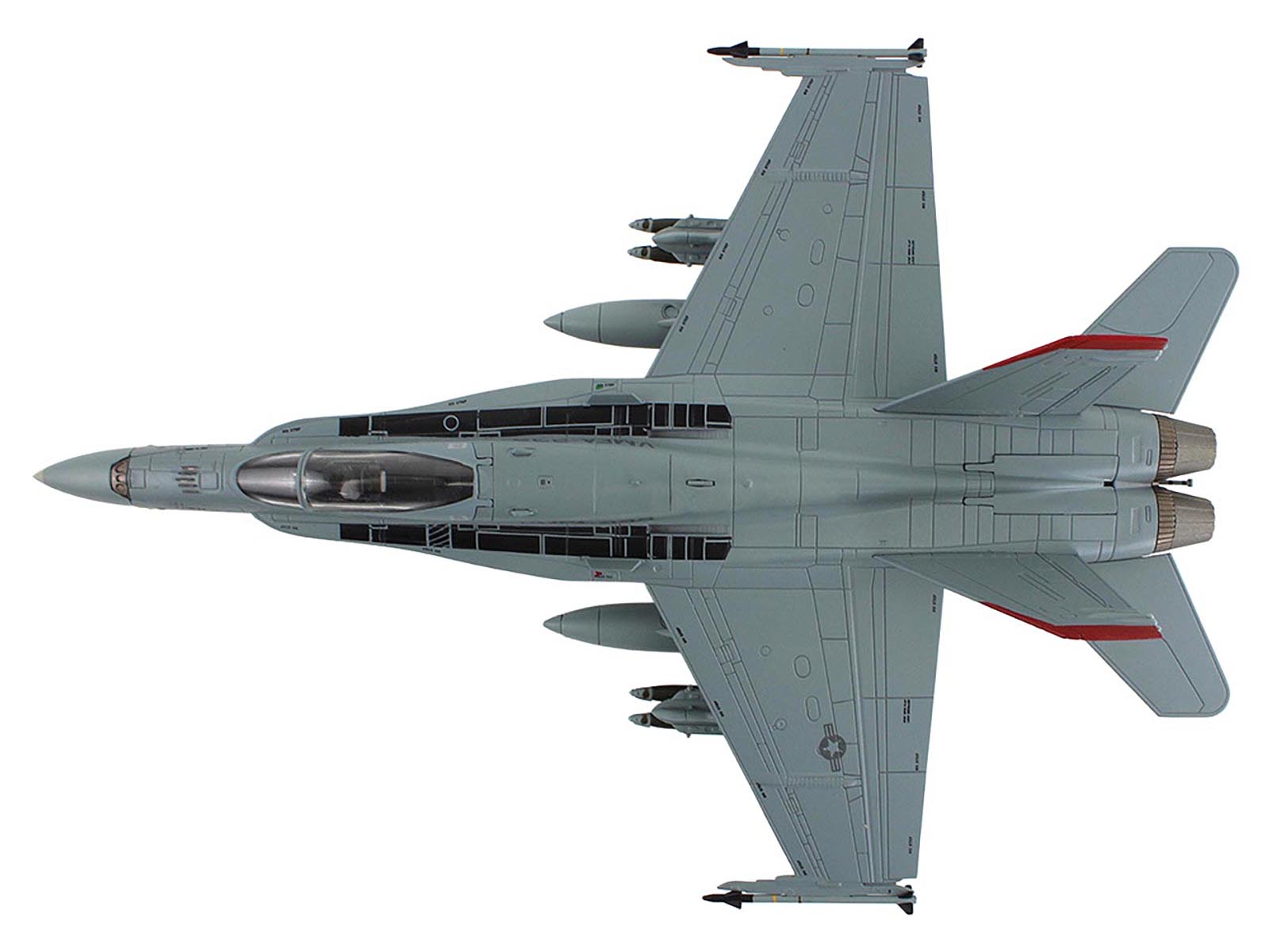 McDonnell Douglas F/A-18C Hornet Aircraft "VMFA-232 Red Devils" (2014) United States Marine Corps "Air Power Series" 1/72 Diecast Model by Hobby Master - image 4