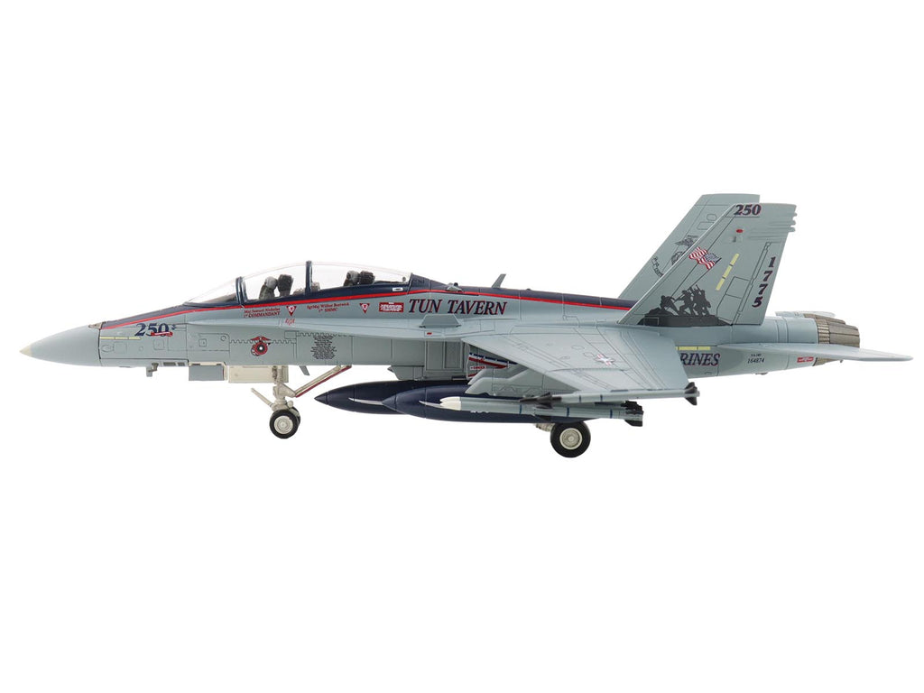 McDonnell Douglas F/A-18D Hornet Aircraft "164874 US Marines 250 Years VMFA-112 Cowboys" (2025) United States Marines "Air Power Series" 1/72 Diecast Model by Hobby Master - image 2