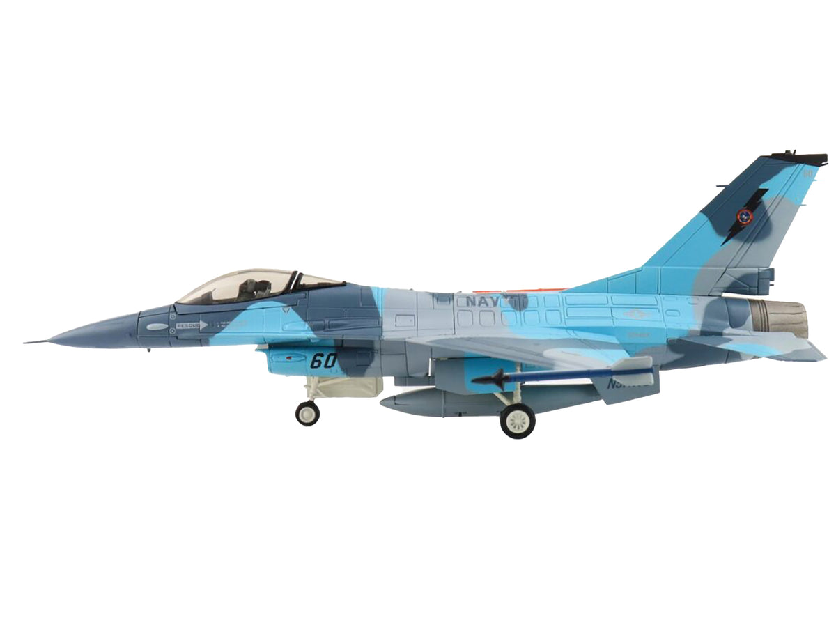Lockheed F-16A Fighting Falcon Fighter Aircraft "NSAWC Adversary" (2006-2008) United States Navy "Air Power Series" 1/72 Diecast Model by Hobby Master - image 2