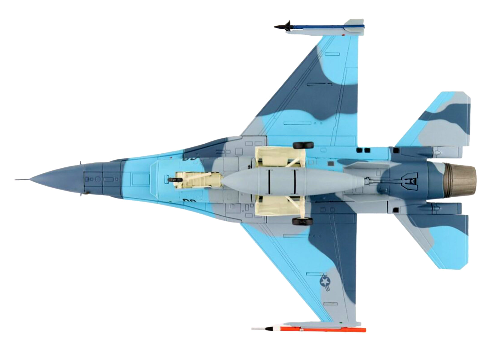 Lockheed F-16A Fighting Falcon Fighter Aircraft "NSAWC Adversary" (2006-2008) United States Navy "Air Power Series" 1/72 Diecast Model by Hobby Master - image 5