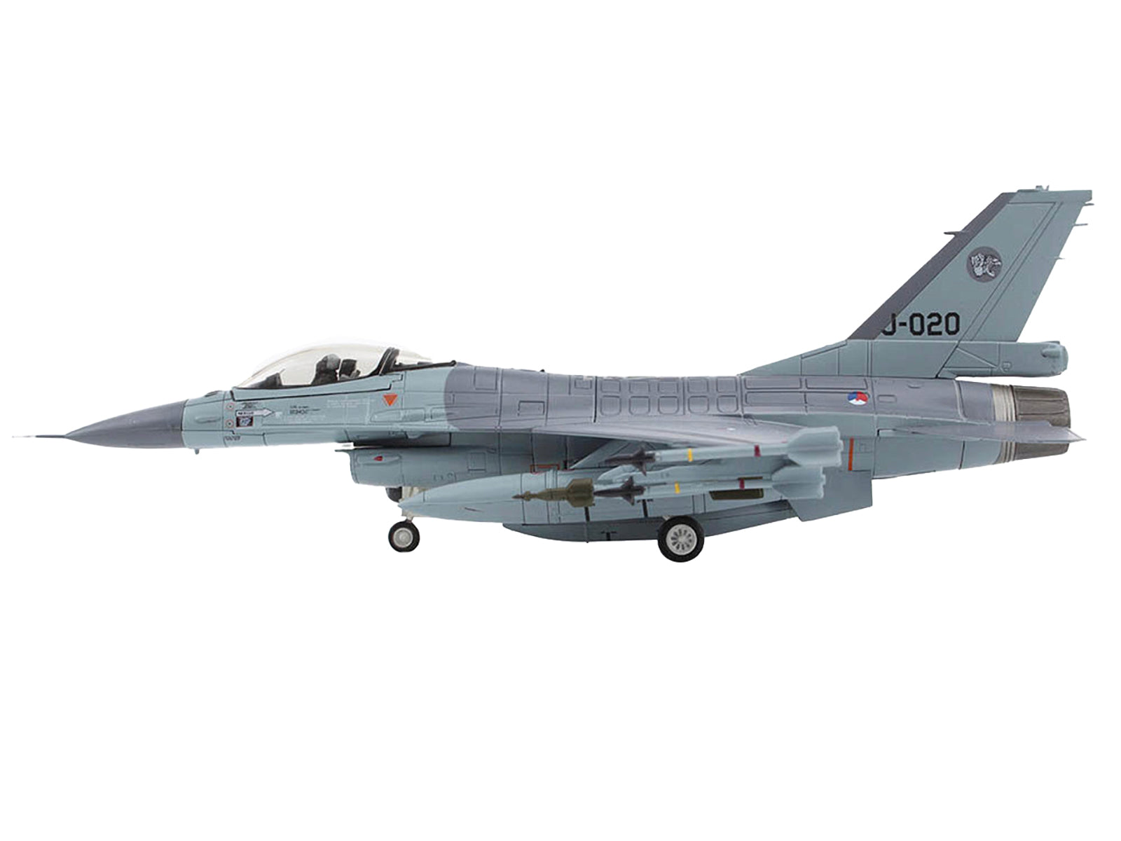 Lockheed F-16AM Fighting Falcon Fighter Aircraft "313 Squadron Afghanistan" (2008) Royal Netherlands Air Force (RNLAF) "Air Power Series" 1/72 Diecast Model by Hobby Master - image 3