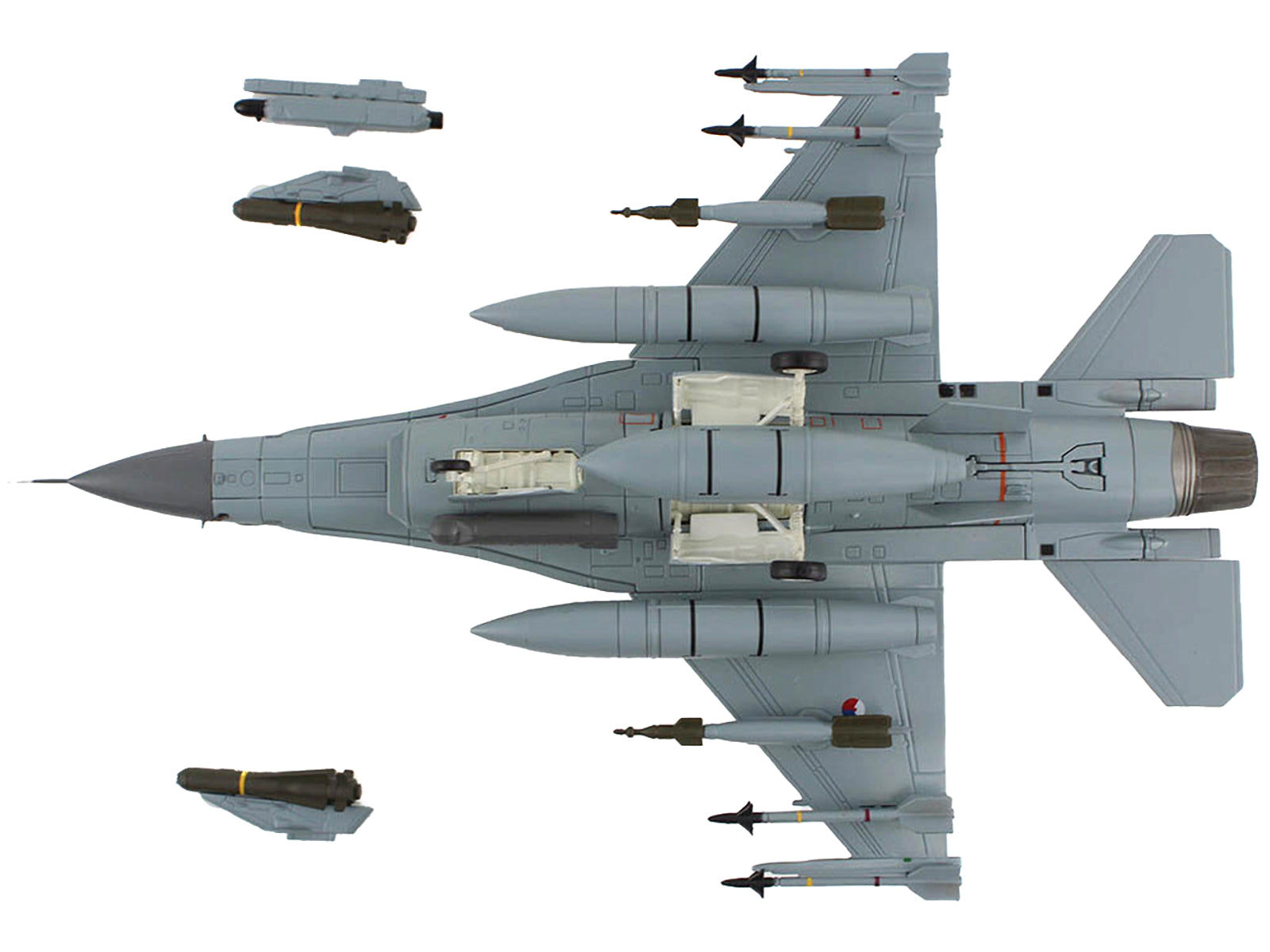 Lockheed F-16AM Fighting Falcon Fighter Aircraft "313 Squadron Afghanistan" (2008) Royal Netherlands Air Force (RNLAF) "Air Power Series" 1/72 Diecast Model by Hobby Master - image 2
