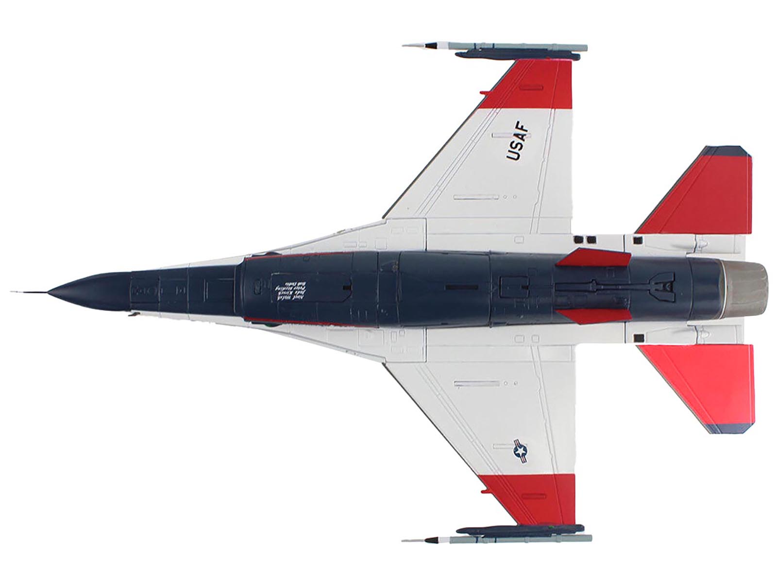 General Dynamics X-62A VISTA Aircraft "86-0048 USAF Test Pilot School Edwards Air Force Base" (2024) United States Air Force "Air Power Series" 1/72 Diecast Model by Hobby Master - image 4