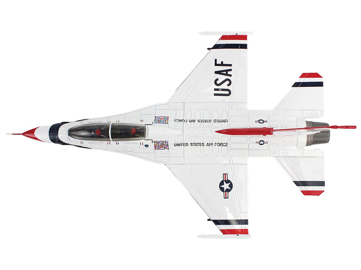 Lockheed F-16D Fighting Falcon Fighter Aircraft "No.7 Thunderbirds Nellis Air Force Base" (2017) United States Air Force "Air Power Series" 1/72 Diecast Model by Hobby Master - image 3