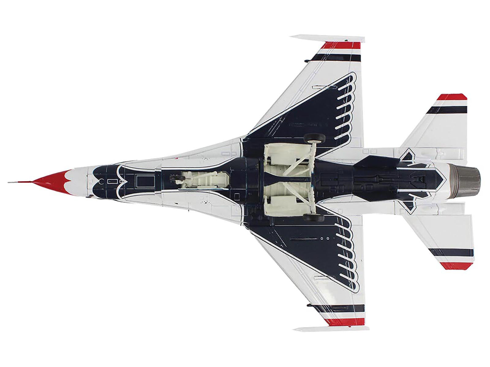 Lockheed F-16D Fighting Falcon Fighter Aircraft "No.7 Thunderbirds Nellis Air Force Base" (2017) United States Air Force "Air Power Series" 1/72 Diecast Model by Hobby Master - image 4