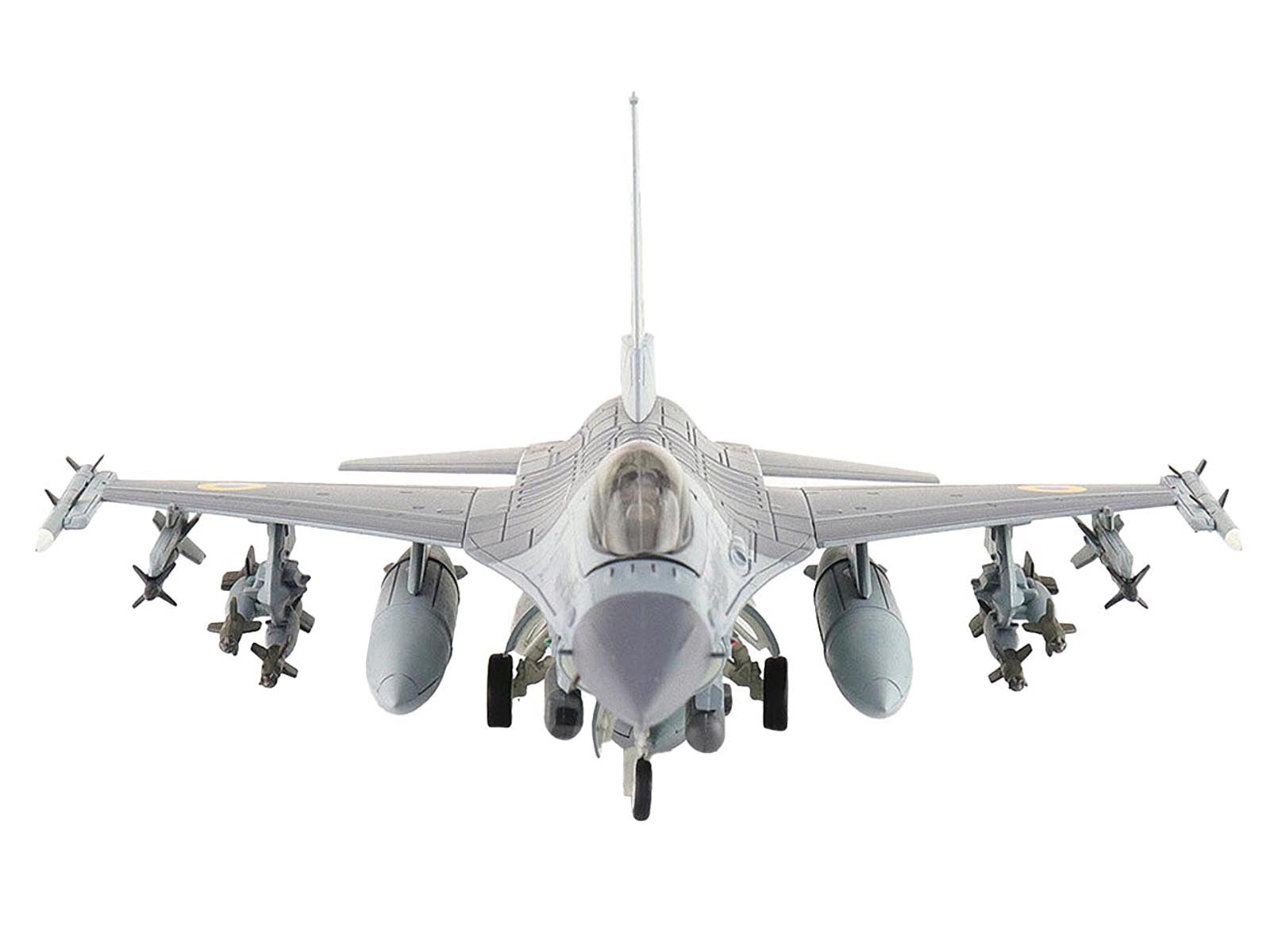 Lockheed F-16AM Fighting Falcon Fighter Aircraft "UA24-3596 Pylon Integrated Dispenser System Plus" (2024) Ukrainian Air Force "Air Power Series" 1/72 Diecast Model by Hobby Master - image 5
