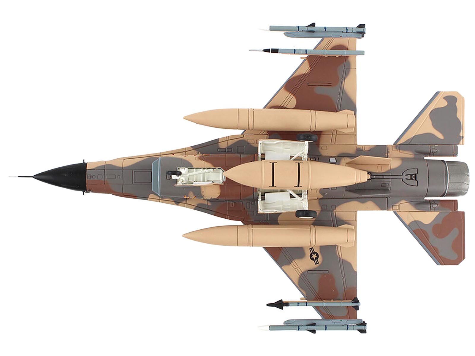 Lockheed F-16C Fighting Falcon Fighter Aircraft "85-474 Rockslide 706th Aggressor Squadron" United States Air Force "Air Power Series" 1/72 Diecast Model by Hobby Master - image 5