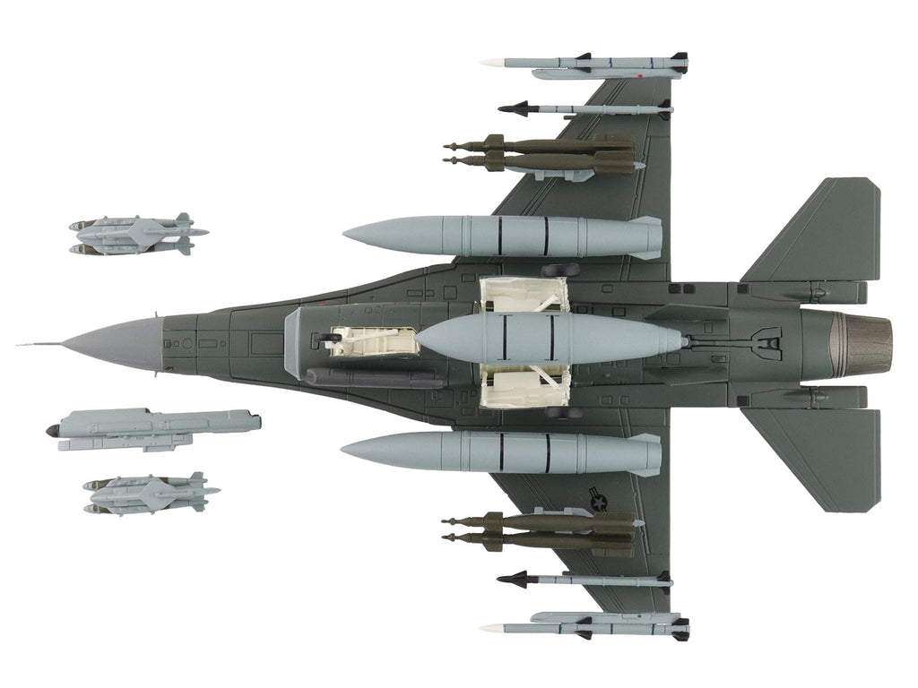 Lockheed F-16C Fighting Falcon Fighter Aircraft "88-0545 138th Fighter Wing Oklahoma Air National Guard" (2024) United States Air Force "Air Power Series" 1/72 Diecast Model by Hobby Master - image 5