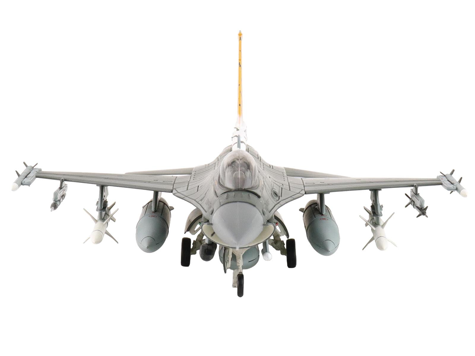 Lockheed F-16CM Fighting Falcon Fighter Aircraft "91-0379 Tiger Tiger 1 79th Fighter Squadron Shaw Air Force Base" (2023) United States Air Force "Air Power Series" 1/72 Diecast Model by Hobby Master - image 3
