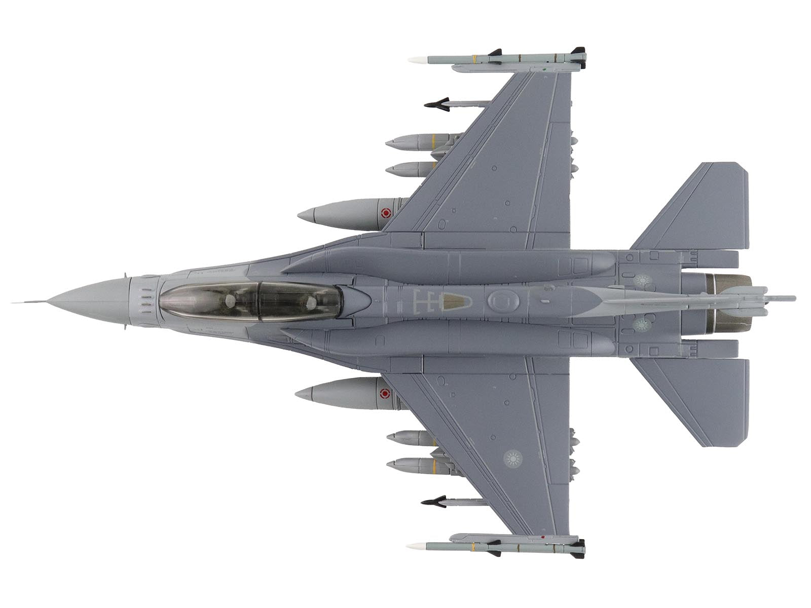 Lockheed F-16D Fighting Falcon Fighter Aircraft "6831 Block 70" (2025) Republic of China Air Force "Air Power Series" 1/72 Diecast Model by Hobby Master - image 3