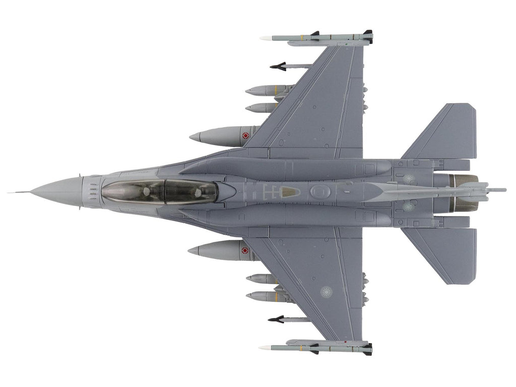 Lockheed F-16D Fighting Falcon Fighter Aircraft "6831 Block 70" (2025) Republic of China Air Force "Air Power Series" 1/72 Diecast Model by Hobby Master - image 3