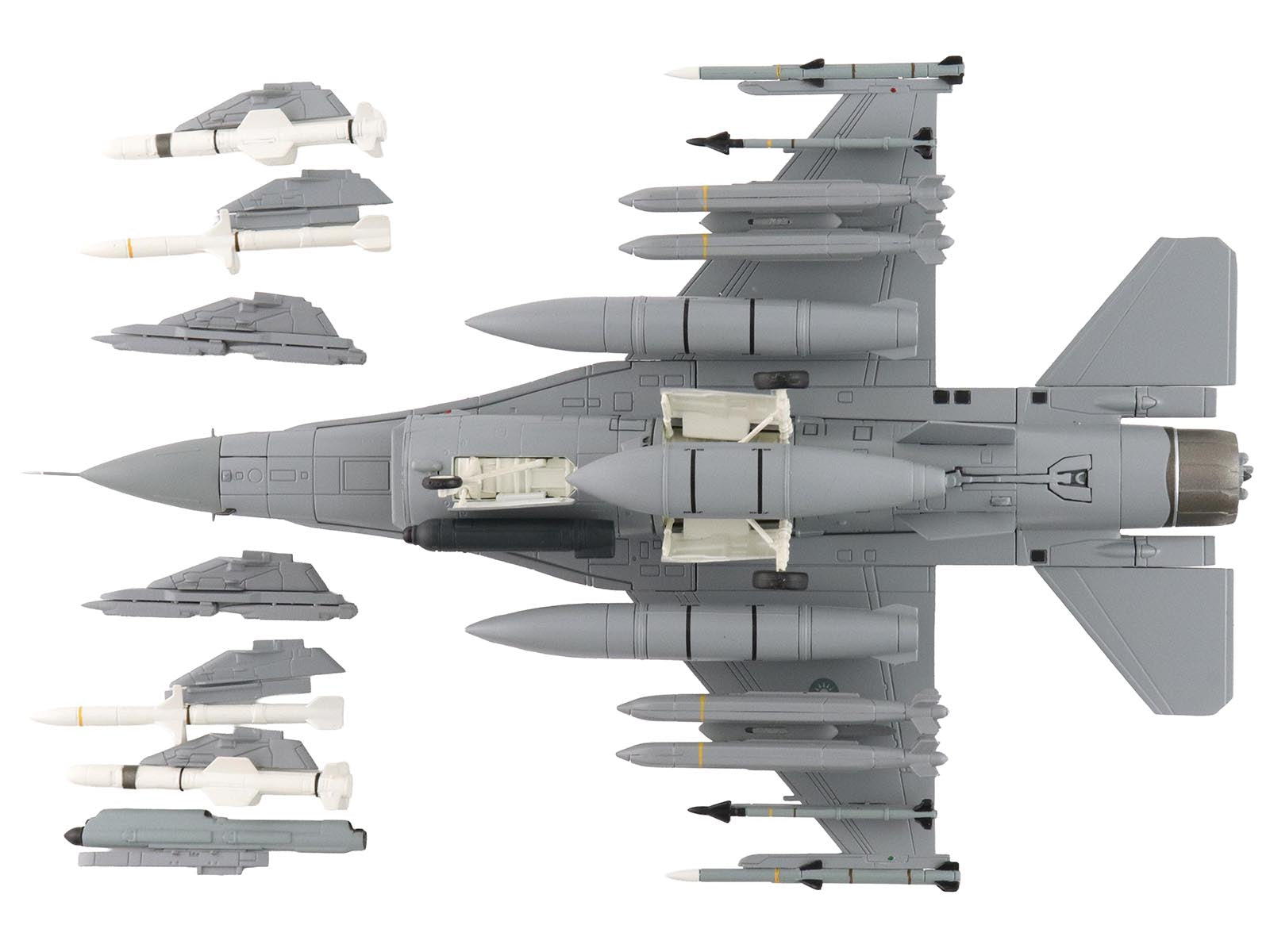 Lockheed F-16D Fighting Falcon Fighter Aircraft "6831 Block 70" (2025) Republic of China Air Force "Air Power Series" 1/72 Diecast Model by Hobby Master - image 4