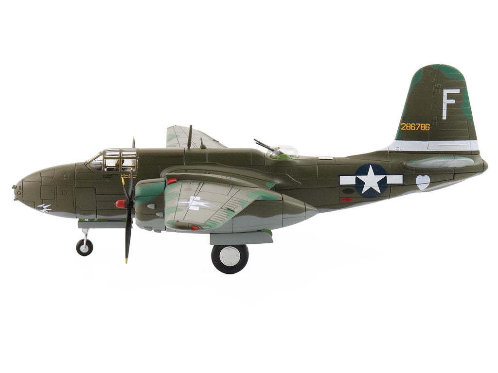 Douglas A-20G Havoc Aircraft "42-86786 Hell'N Pelican II 388th Bomb Squadron Gusap Airfield" (1944) United States Army Air Forces "Air Power Series" 1/72 Diecast Model by Hobby Master - image 2