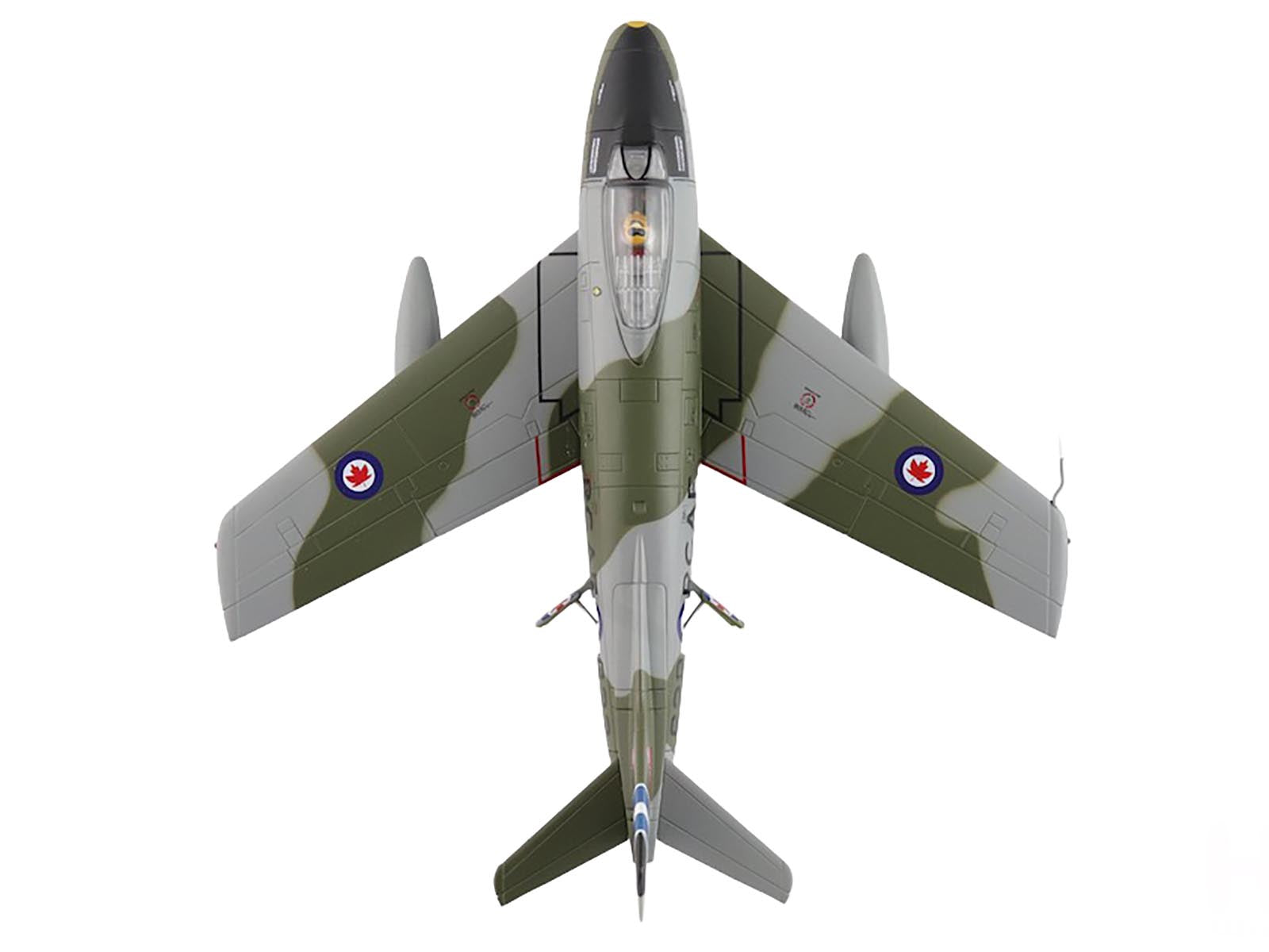 Canadair Sabre Mk.6 Fighter Aircraft "23622 430 Squadron" (1950s) Royal Canadian Air Force "Air Power Series" 1/72 Diecast Model by Hobby Master - image 3