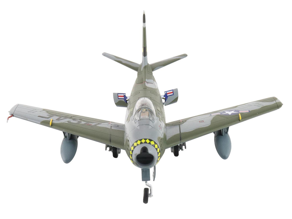 North American F-86F Sabre Fighter Aircraft "25333 461st Fighter Day Squadron West Germany" (1955) United States Air Forces in Europe "Air Power Series" 1/72 Diecast Model by Hobby Master - image 3