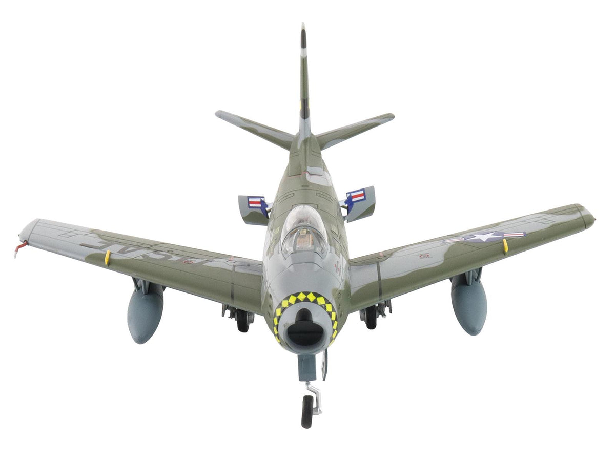 North American F-86F Sabre Fighter Aircraft "25333 461st Fighter Day Squadron West Germany" (1955) United States Air Forces in Europe "Air Power Series" 1/72 Diecast Model by Hobby Master - image 3