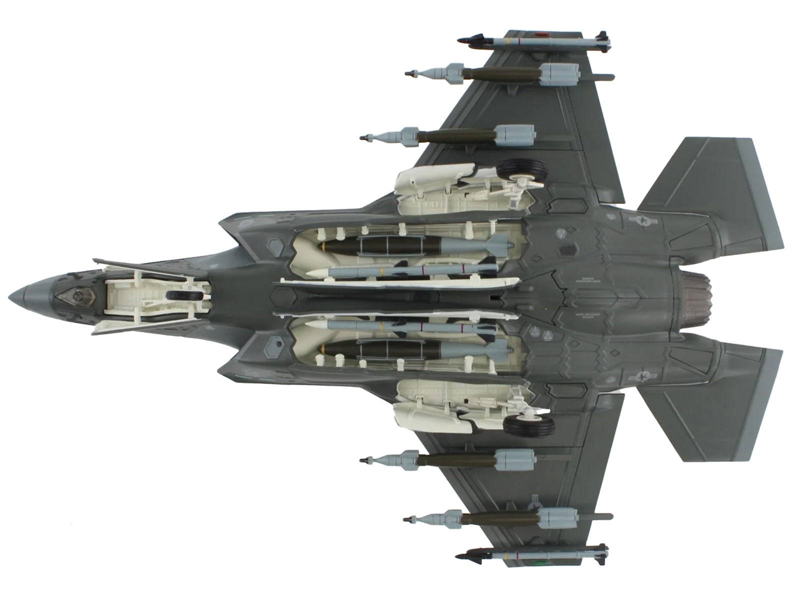 Lockheed Martin F-35A Lightning II Aircraft "100th Fighter Squadron Alabama Air National Guard" (2023) United States Air Force "Air Power Series" 1/72 Diecast Model by Hobby Master - image 3
