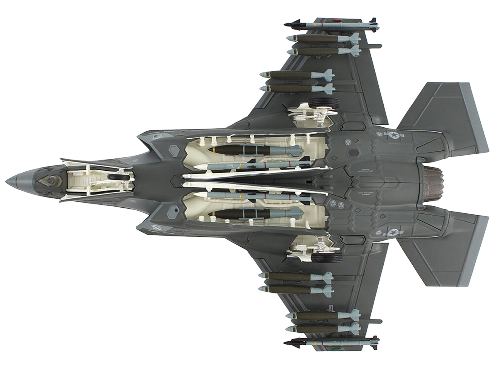 Lockheed Martin F-35A Lightning II Aircraft "5345 354th Operations Group Eielson Air Force Base Alaska" (2020s) United States Air Force "Air Power Series" 1/72 Diecast Model by Hobby Master - image 4