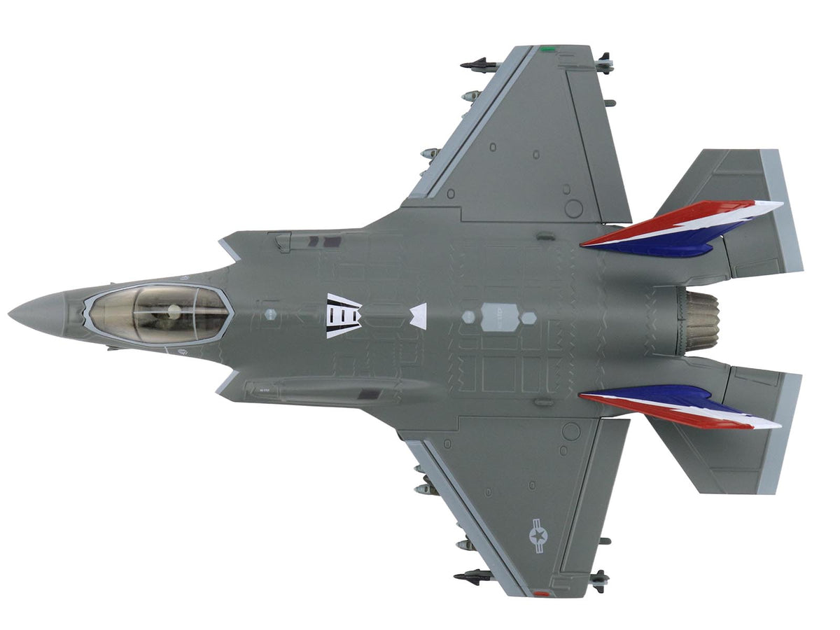 Lockheed Martin F-35A Lightning II Aircraft "22-5696 1000th Lightning II 176th FS Wisconsin ANG" (2004) United States Air Force "Air Power Series" 1/72 Diecast Model by Hobby Master - image 3