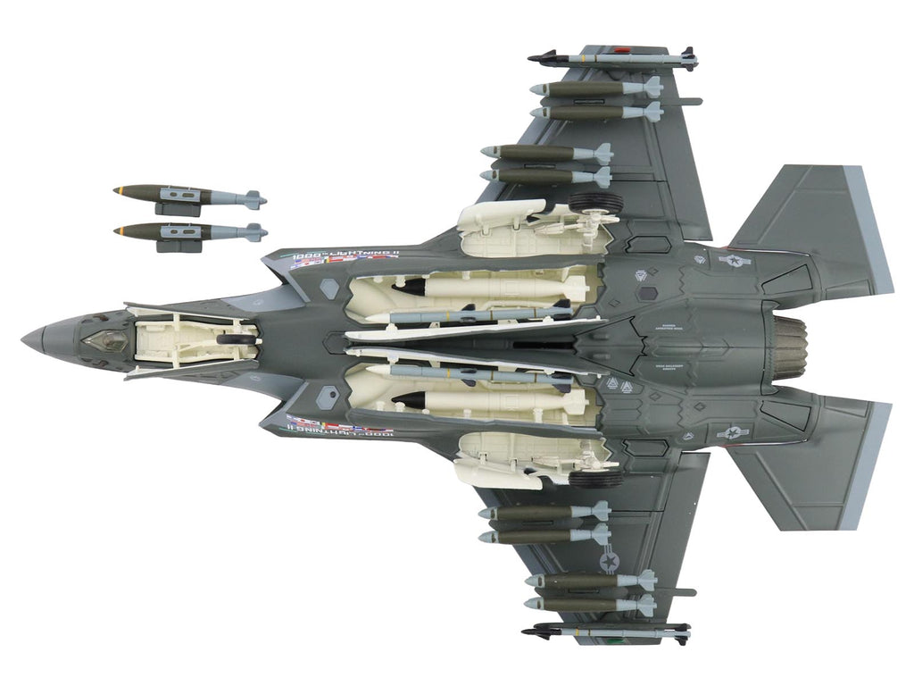 Lockheed Martin F-35A Lightning II Aircraft "22-5696 1000th Lightning II 176th FS Wisconsin ANG" (2004) United States Air Force "Air Power Series" 1/72 Diecast Model by Hobby Master - image 4