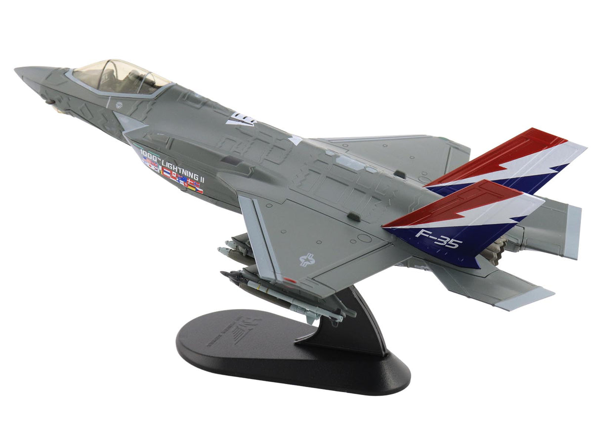 Lockheed Martin F-35A Lightning II Aircraft "22-5696 1000th Lightning II 176th FS Wisconsin ANG" (2004) United States Air Force "Air Power Series" 1/72 Diecast Model by Hobby Master - image 5