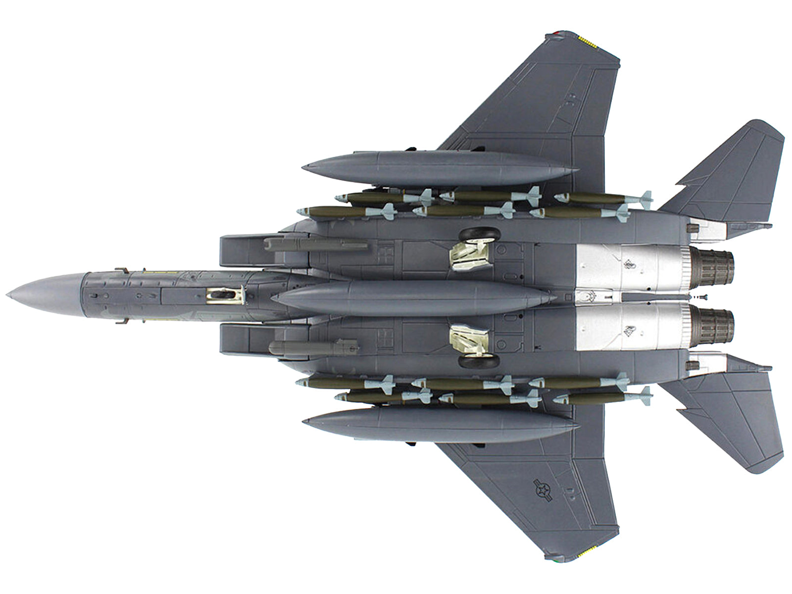 McDonnell Douglas F-15E Strike Eagle Fighter Aircraft "4th FW 75th Anniversary Seymour Johnson AFB" (2018) United States Air Force "Air Power Series" 1/72 Diecast Model by Hobby Master - image 5