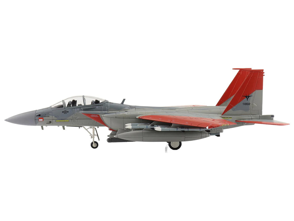 Boeing F-15SA (Saudi Advanced) Eagle Fighter Aircraft "12-1002 USAF Test Markings" (2018) Saudi Royal Air Force "Air Power Series" 1/72 Diecast Model by Hobby Master - image 2