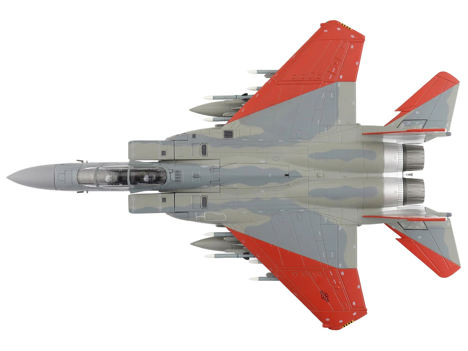 Boeing F-15SA (Saudi Advanced) Eagle Fighter Aircraft "12-1002 USAF Test Markings" (2018) Saudi Royal Air Force "Air Power Series" 1/72 Diecast Model by Hobby Master - image 4