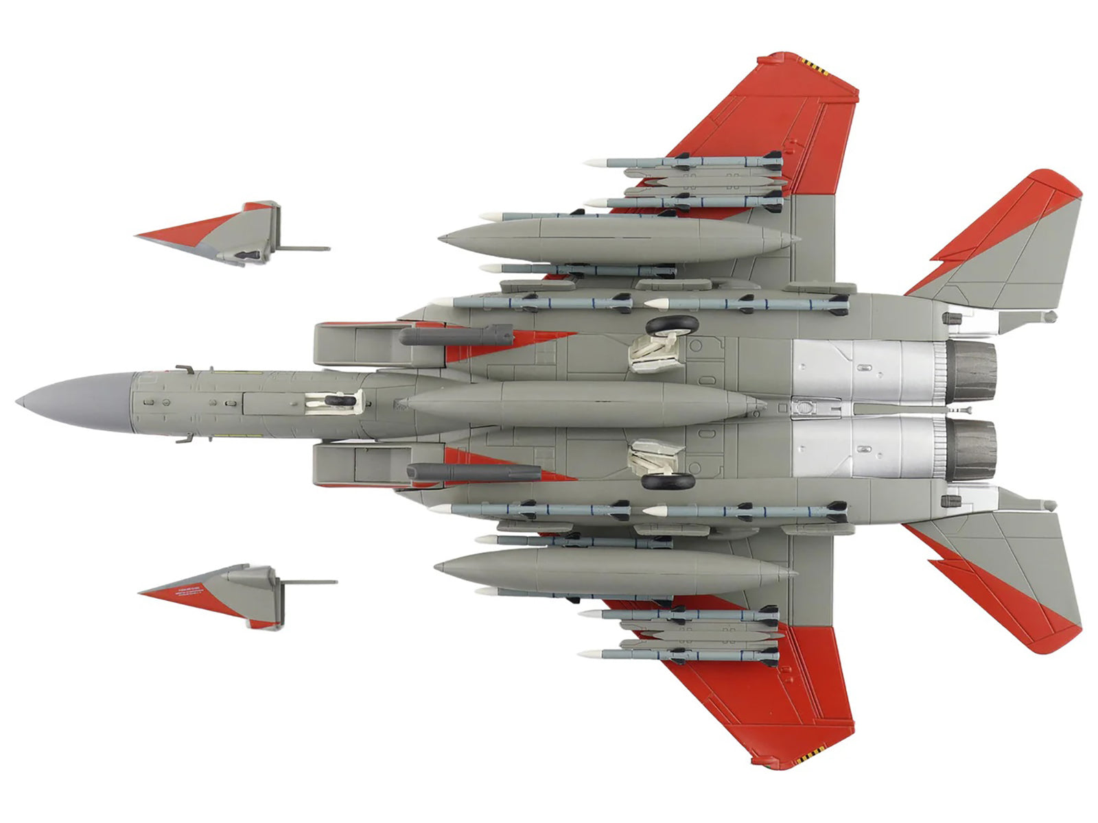 Boeing F-15SA (Saudi Advanced) Eagle Fighter Aircraft "12-1002 USAF Test Markings" (2018) Saudi Royal Air Force "Air Power Series" 1/72 Diecast Model by Hobby Master - image 5
