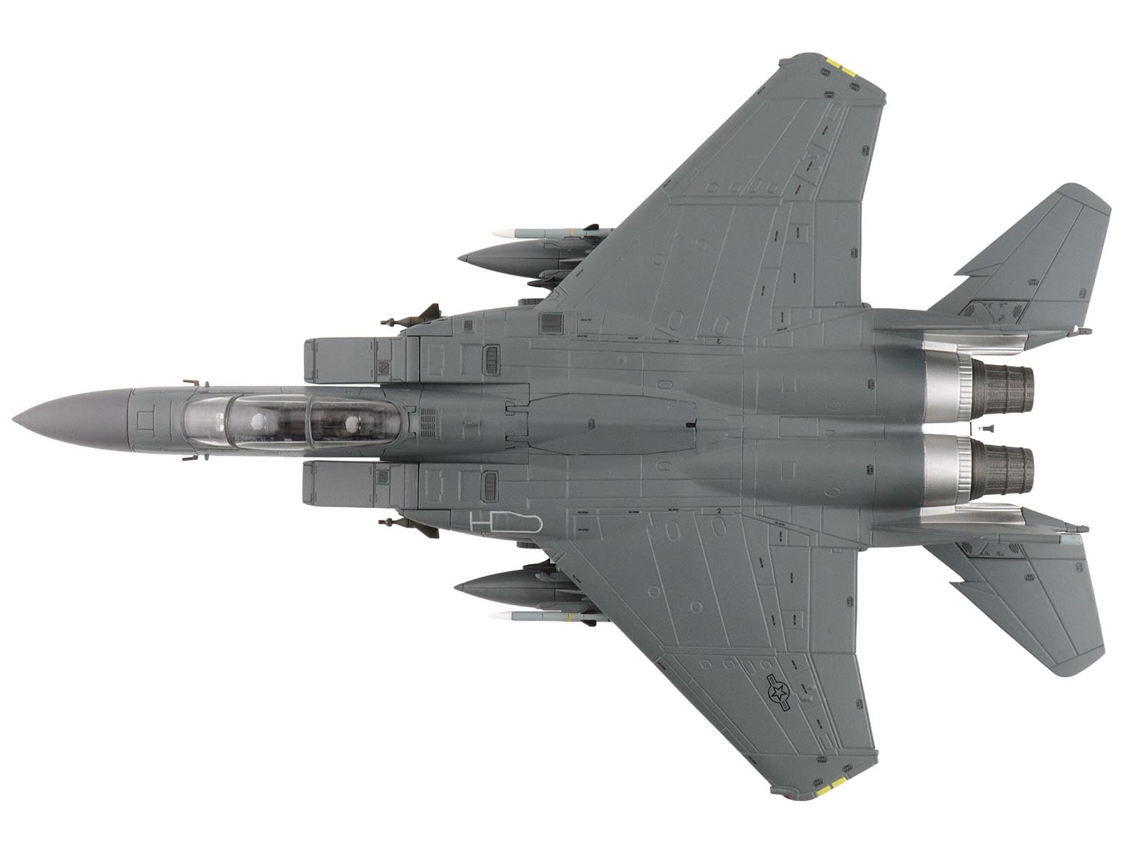 McDonnell Douglas F-15E Strike Eagle Fighter Aircraft "88-0705 90th Fighter Squadron Commanding Officer's Jet" (2005) United States Air Force "Air Power Series" 1/72 Diecast Model by Hobby Master - image 4