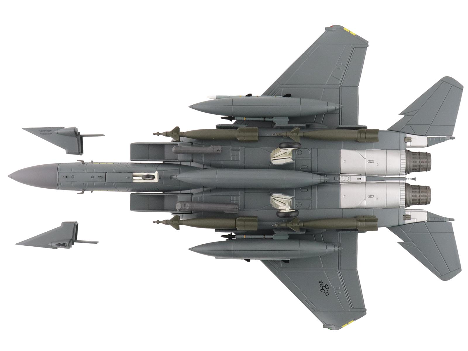 McDonnell Douglas F-15E Strike Eagle Fighter Aircraft "88-0705 90th Fighter Squadron Commanding Officer's Jet" (2005) United States Air Force "Air Power Series" 1/72 Diecast Model by Hobby Master - image 5
