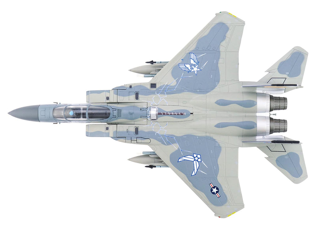 McDonnell Douglas F-15C Eagle Fighter Aircraft "86-0171 Florida ANG 75th Anniversary" (2022) United States Air Force "Air Power Series" 1/72 Diecast Model by Hobby Master