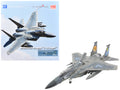 McDonnell Douglas F-15C Eagle Fighter Aircraft "86-0171 Florida ANG 75th Anniversary" (2022) United States Air Force "Air Power Series" 1/72 Diecast Model by Hobby Master
