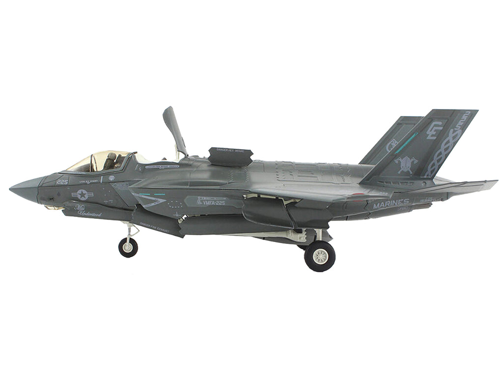 Lockheed Martin F-35B Lightning II Aircraft "VMFA-225 Vikings Yuma Marine Corps Air Station" (2023) United States Marine Corps "Air Power Series" 1/72 Diecast Model by Hobby Master - image 2