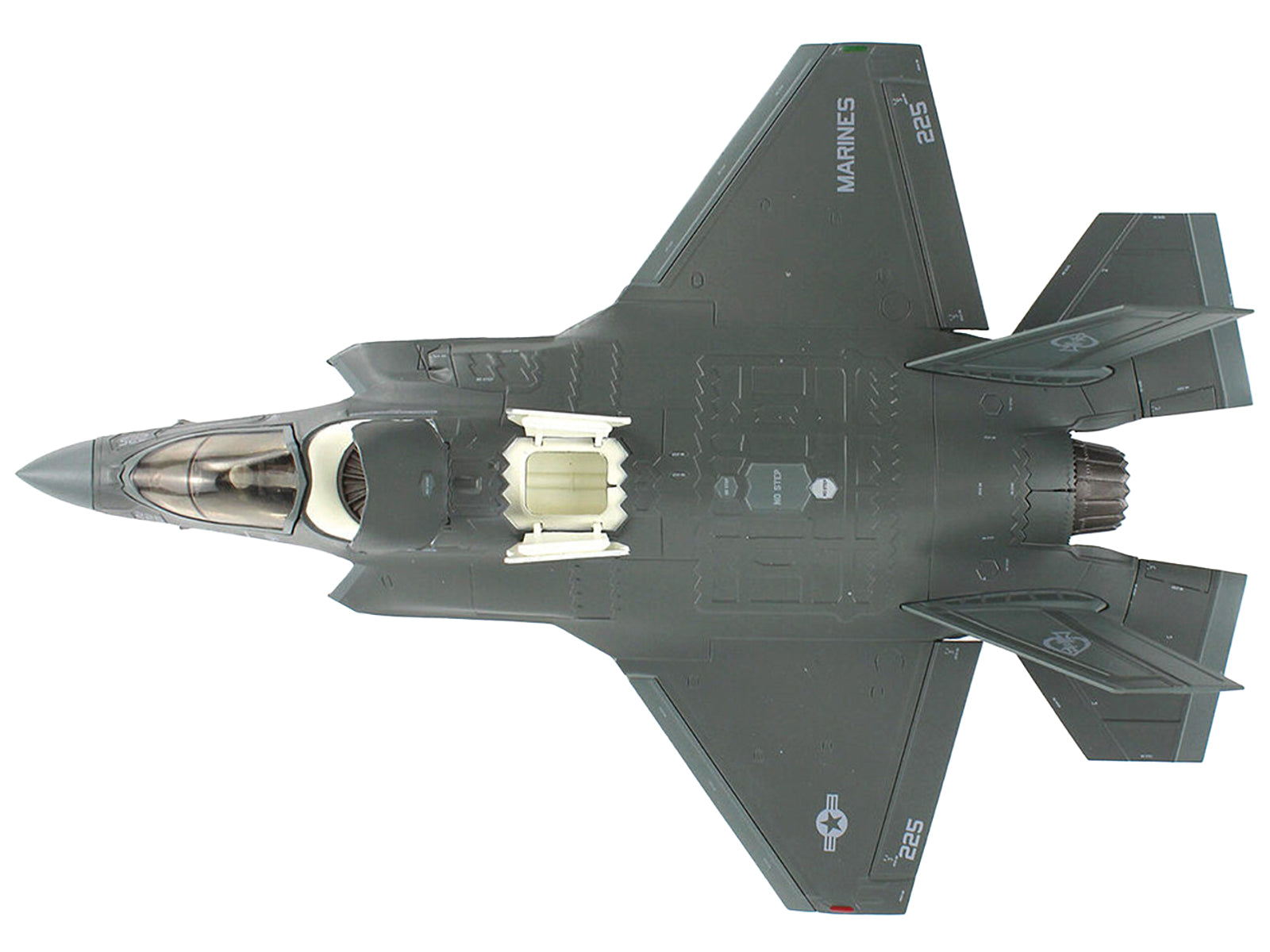 Lockheed Martin F-35B Lightning II Aircraft "VMFA-225 Vikings Yuma Marine Corps Air Station" (2023) United States Marine Corps "Air Power Series" 1/72 Diecast Model by Hobby Master - image 4