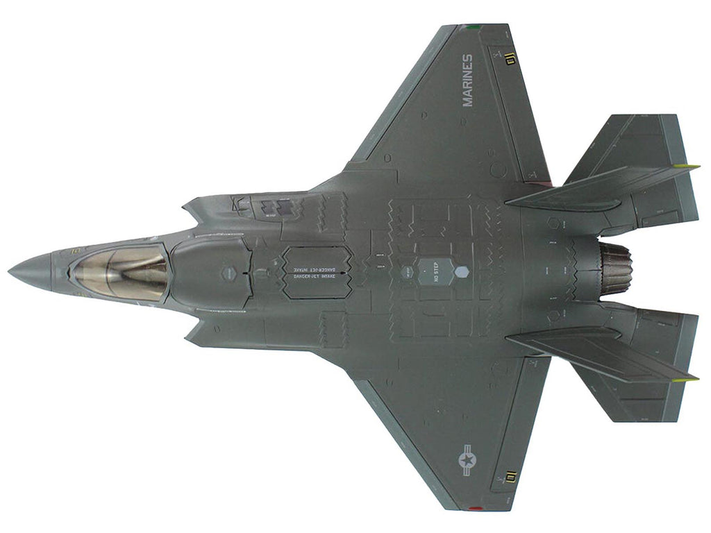 Lockheed Martin F-35B Lightning II Aircraft "Black Death VMFA-542 MCAS Cherry Point" (2023) United States Marine Corps "Air Power Series" 1/72 Diecast Model by Hobby Master - image 3