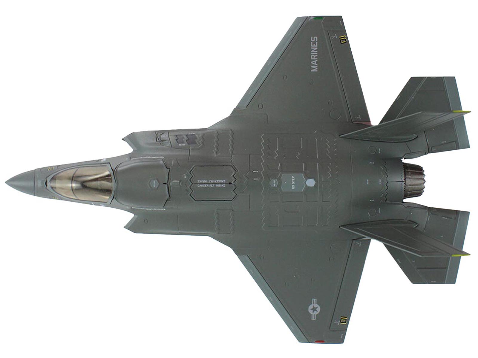 Lockheed Martin F-35B Lightning II Aircraft "Black Death VMFA-542 MCAS Cherry Point" (2023) United States Marine Corps "Air Power Series" 1/72 Diecast Model by Hobby Master - image 3